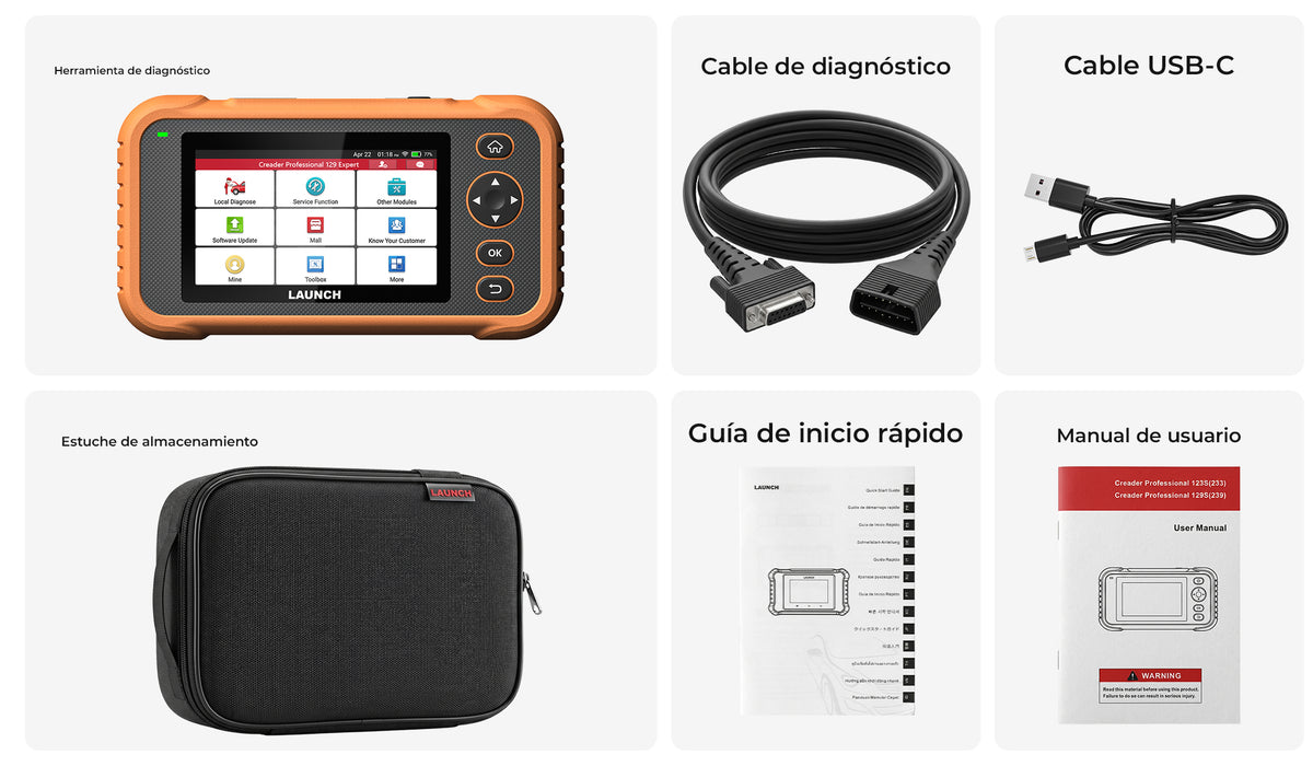 Contenido de la caja