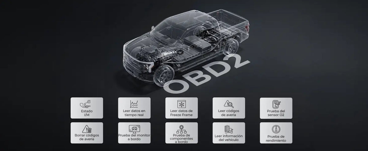 10 modos completos de diagnóstico OBD2