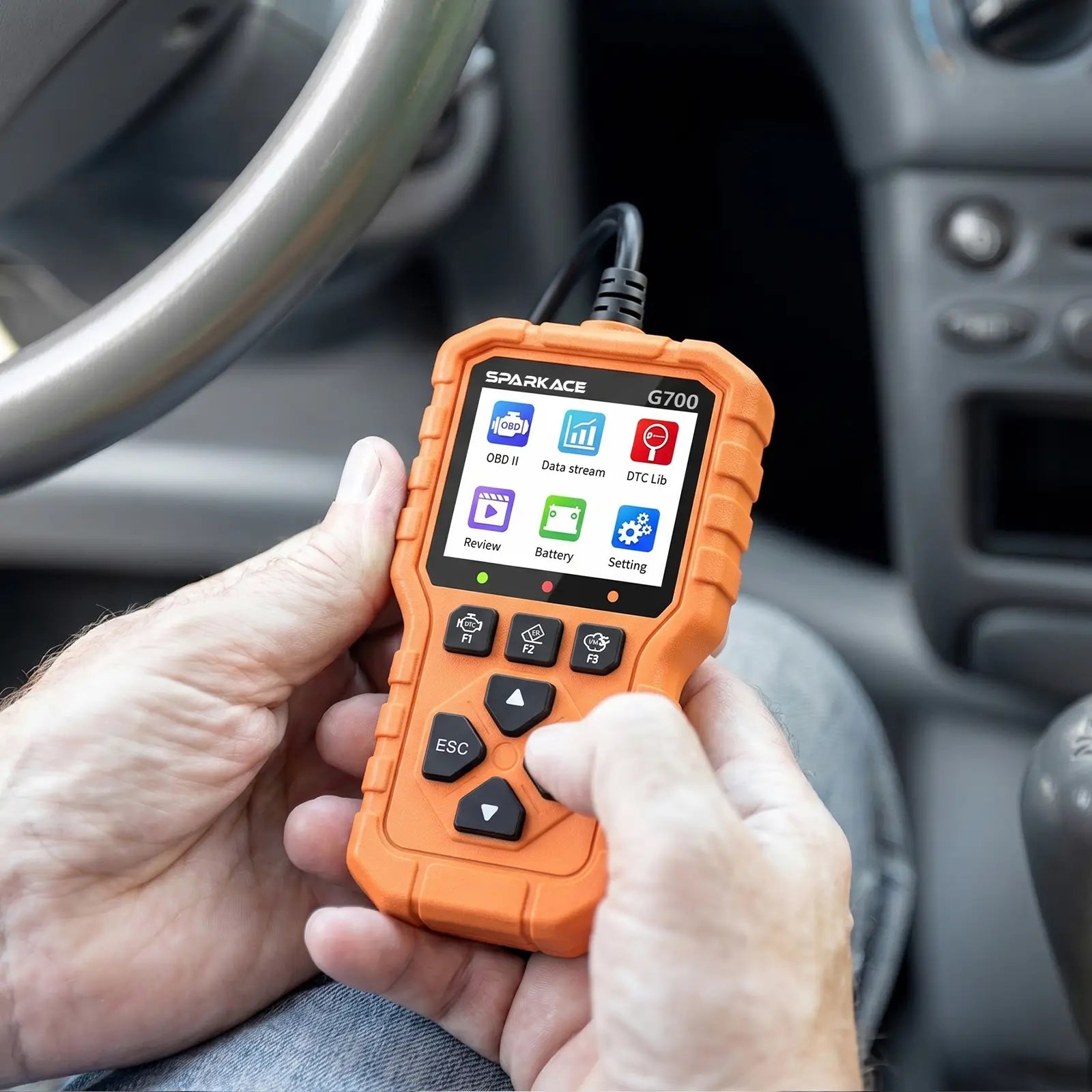 LAUNCH Creader G700 Scanner de diagnóstico e leitor de códigos OBD2 Imagem secundária do produto