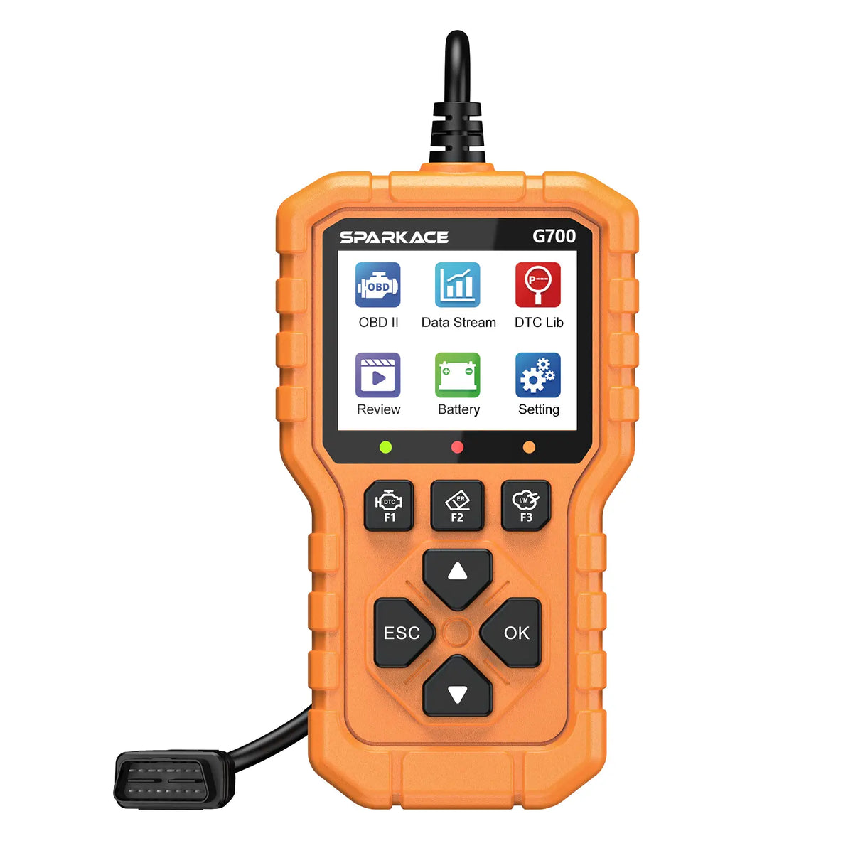 Escáner de diagnóstico y lector de códigos OBD2 LAUNCH Creader G700 Imagem principal do produto